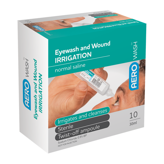 Sodium Chloride Eyewash Ampoule 30mL Box of 10