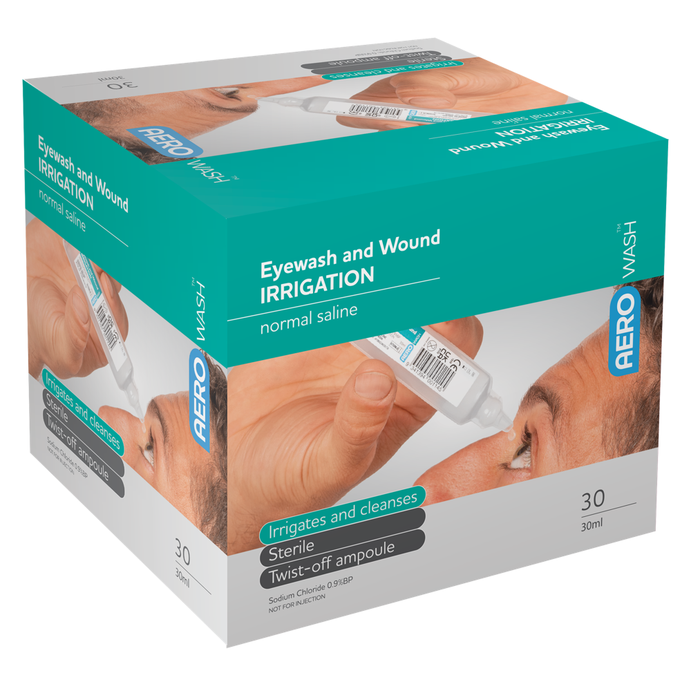 Sodium Chloride Eyewash Ampoule 30mL Box of 30