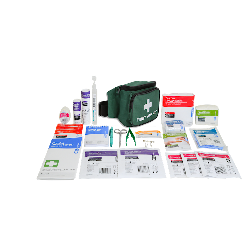 2 Series Bumbag First Aid Kit 4 Pack