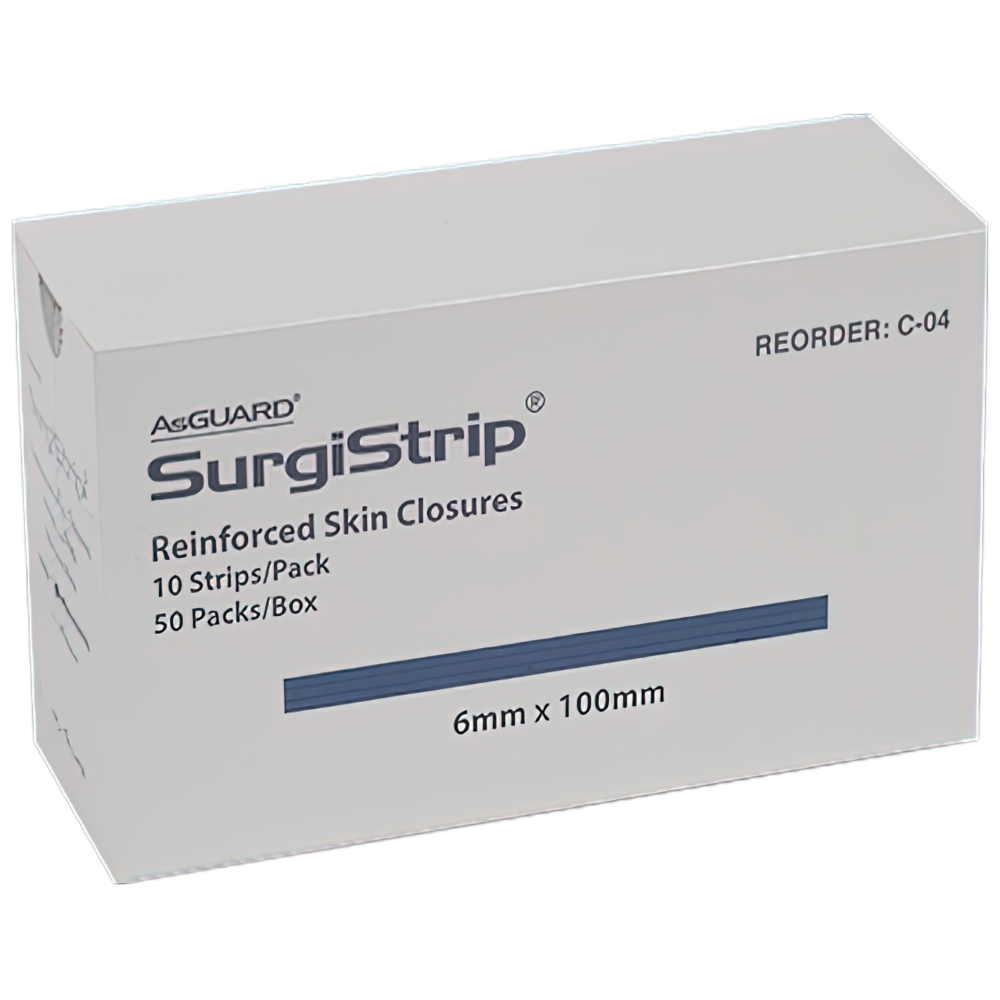 AEROPLAST Wound Closure Strips 6 x 100mm Box of 50 (10 strips/card)