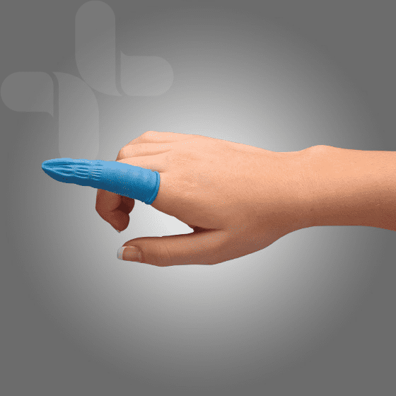 AEROSHIELD Large Nitrile Finger Cots Box of 100
