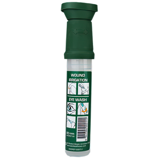 AEROWASH Drop Eyewash Bottle 100mL 25 Pack