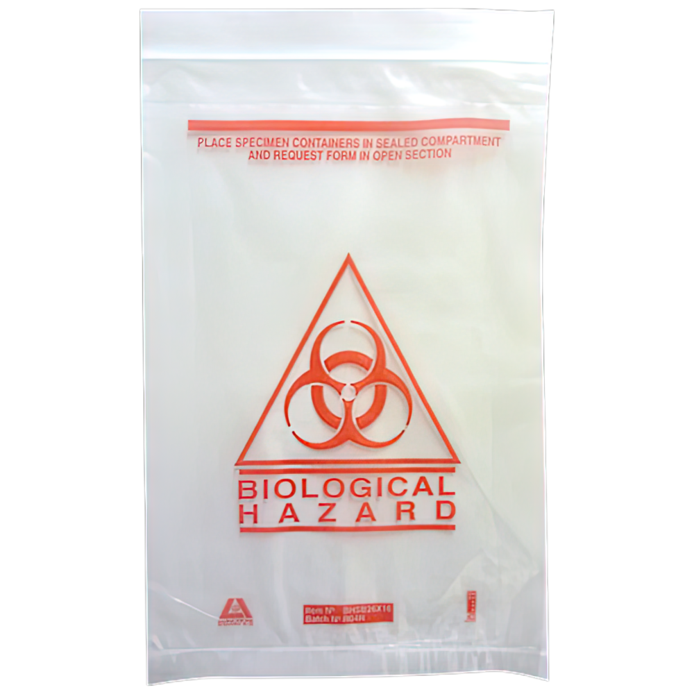 Biohazard Clinical Waste Bag 255 x 160mm 50 Pack