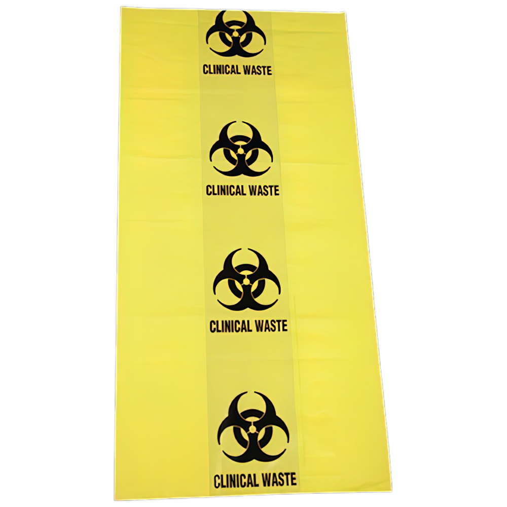 50L Biohazard Clinical Waste Bag 630 x 800mm - 55um 10 Pack