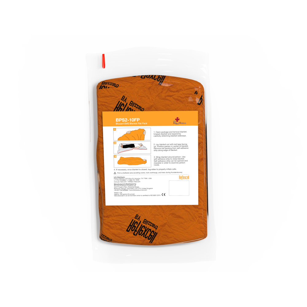 BLIZZARD Orange EMS Blanket 233 x 196cm