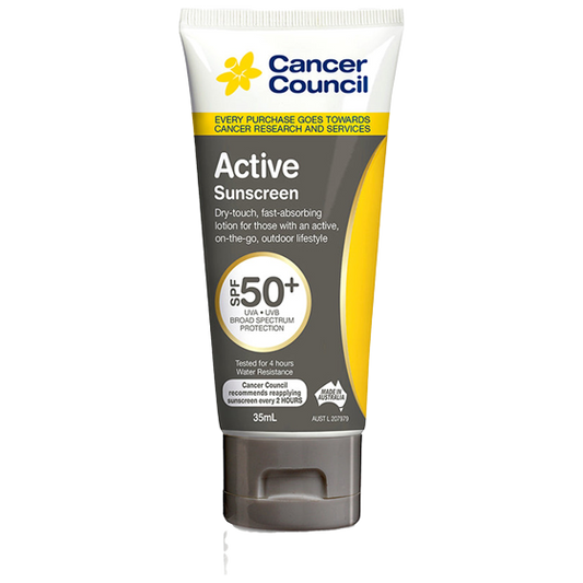 CANCER COUNCIL SPF50+ Active Sunscreen Traveller 35mL 60 Pack