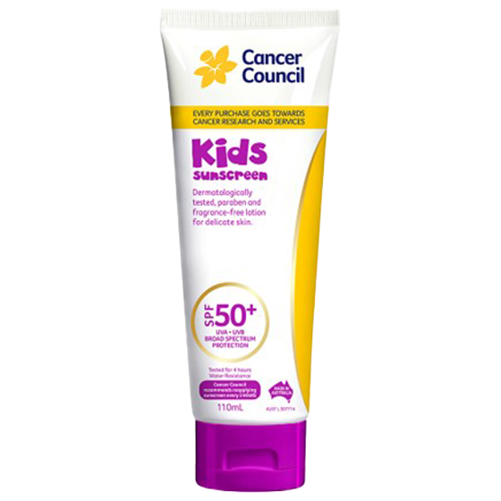 CANCER COUNCIL SPF50+ Kids Sunscreen Tube 110mL 24 Pack