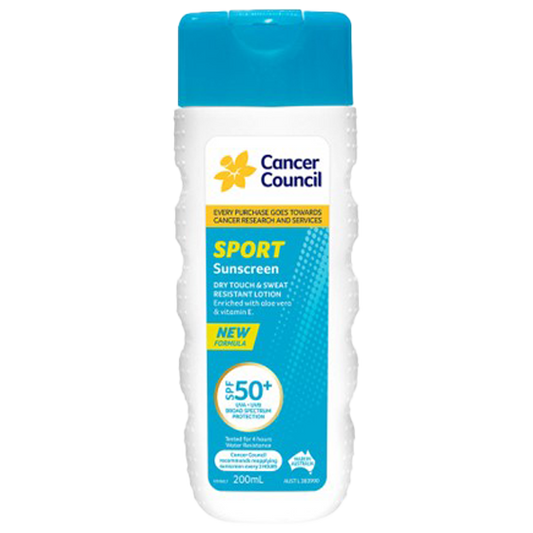 CANCER COUNCIL SPF50+ Sport Sunscreen Bottle 200mL 30 Pack