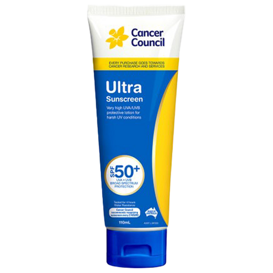 CANCER COUNCIL SPF50+ Ultra Sunscreen Tube 110mL 24 Pack