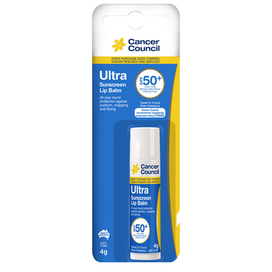 CANCER COUNCIL SPF50+ Ultra Lip Balm 4g 48 Pack
