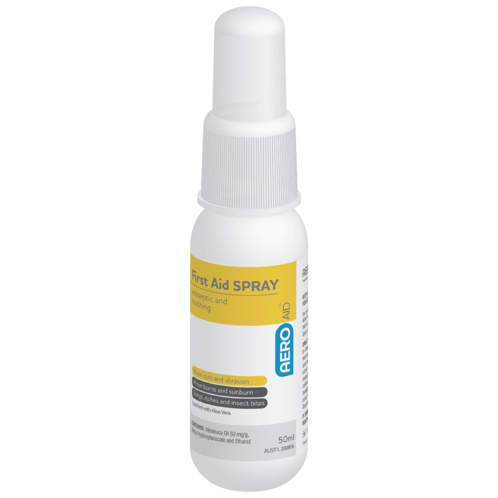 AEROBURN Burn Gel Spray Bottle 50ml 6 Pack