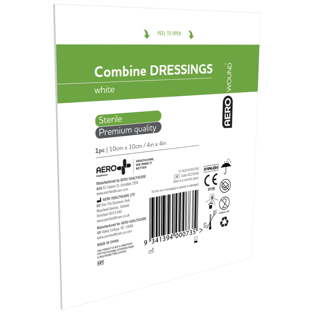AEROWOUND Combine Dressing 10 x 10cm Bag of 50