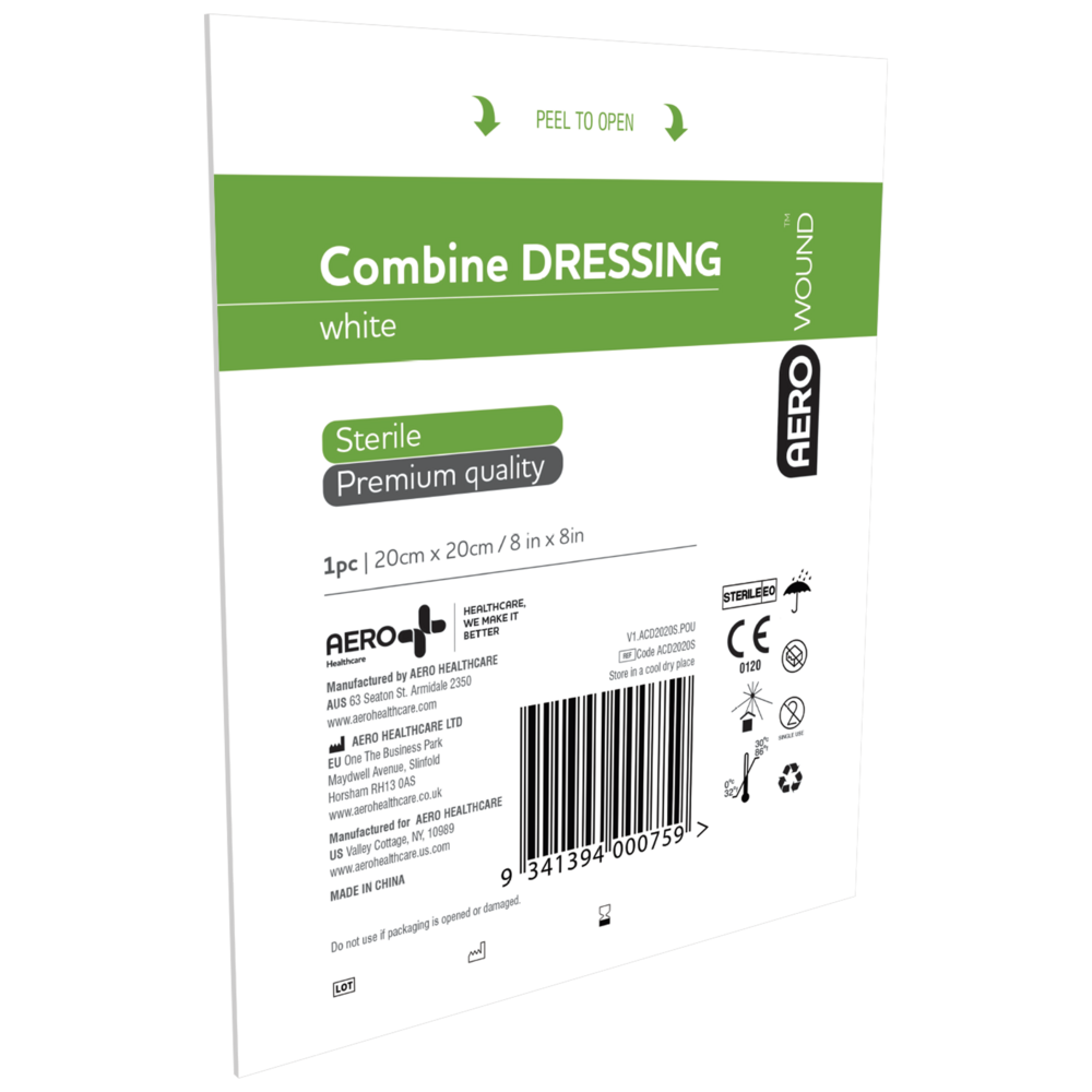 AEROWOUND Combine Dressing 20 x 20cm Bag of 50