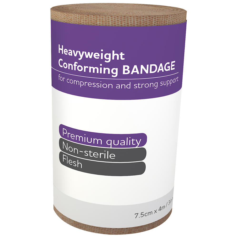 AEROFORM Heavyweight Conforming Bandage 7.5cm x 4M 12 Pack
