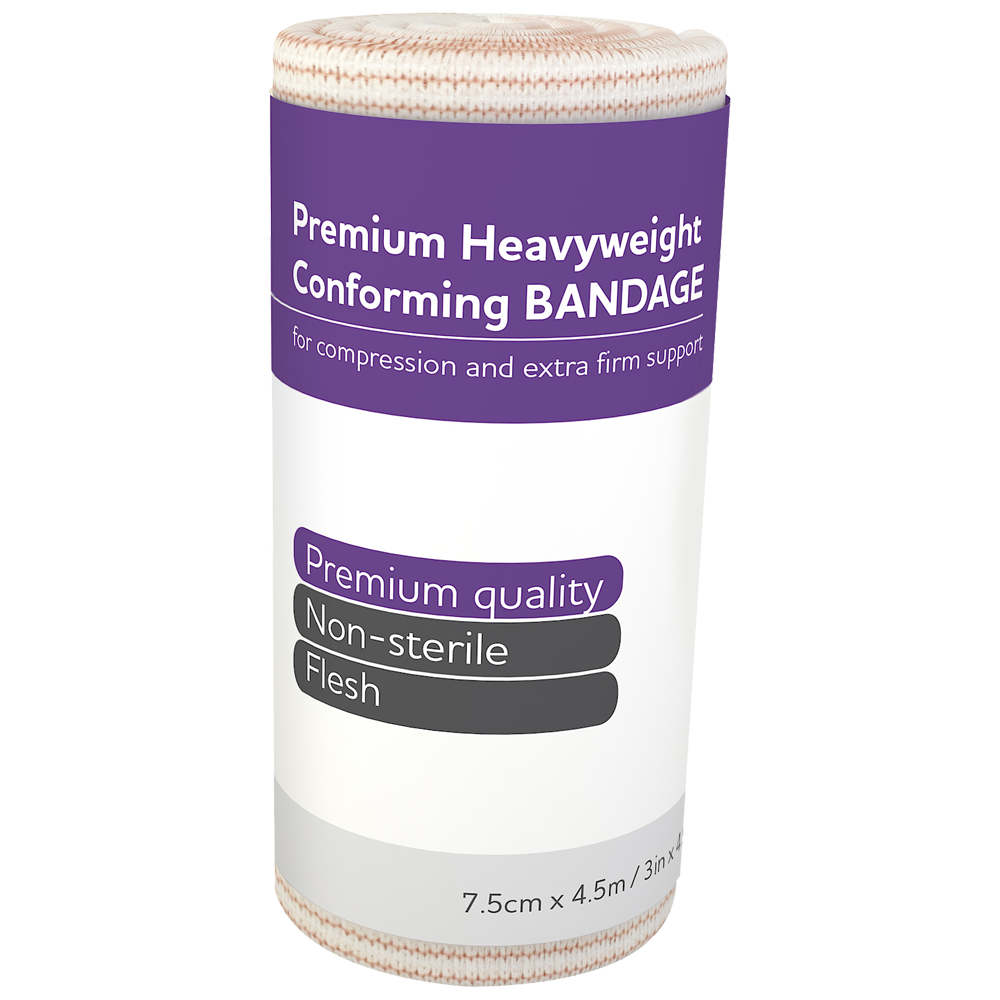 AEROFORM Premium Heavyweight Conforming 7.5cm x 4.5M 12 Pack