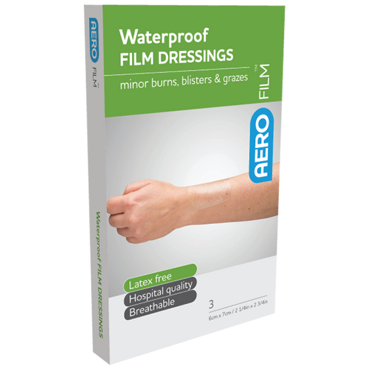 AEROFILM Waterproof Film Dressing 6 x 7cm Box of 3