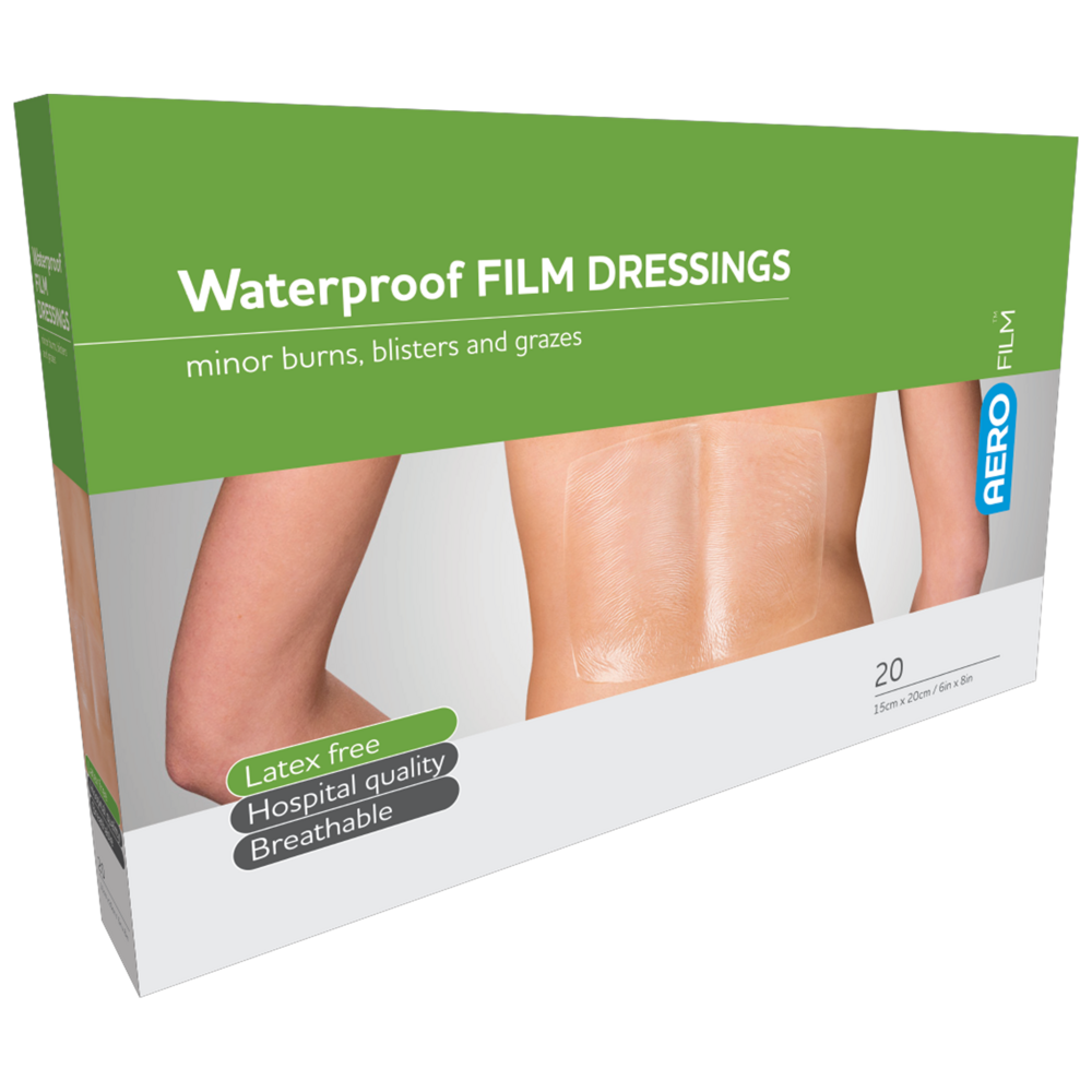 AEROFILM Waterproof Film Dressing 15 x 20cm Box of 20
