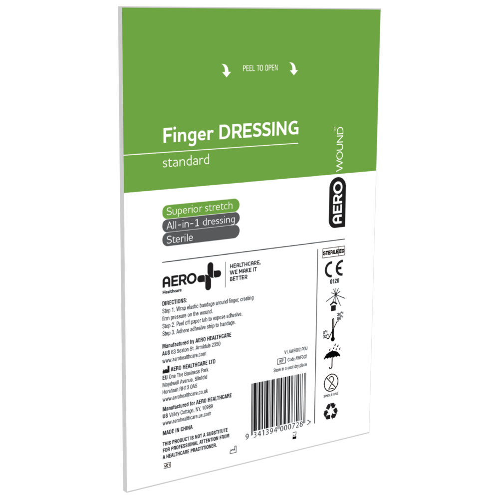 AEROWOUND Finger Dressing Bag of 50