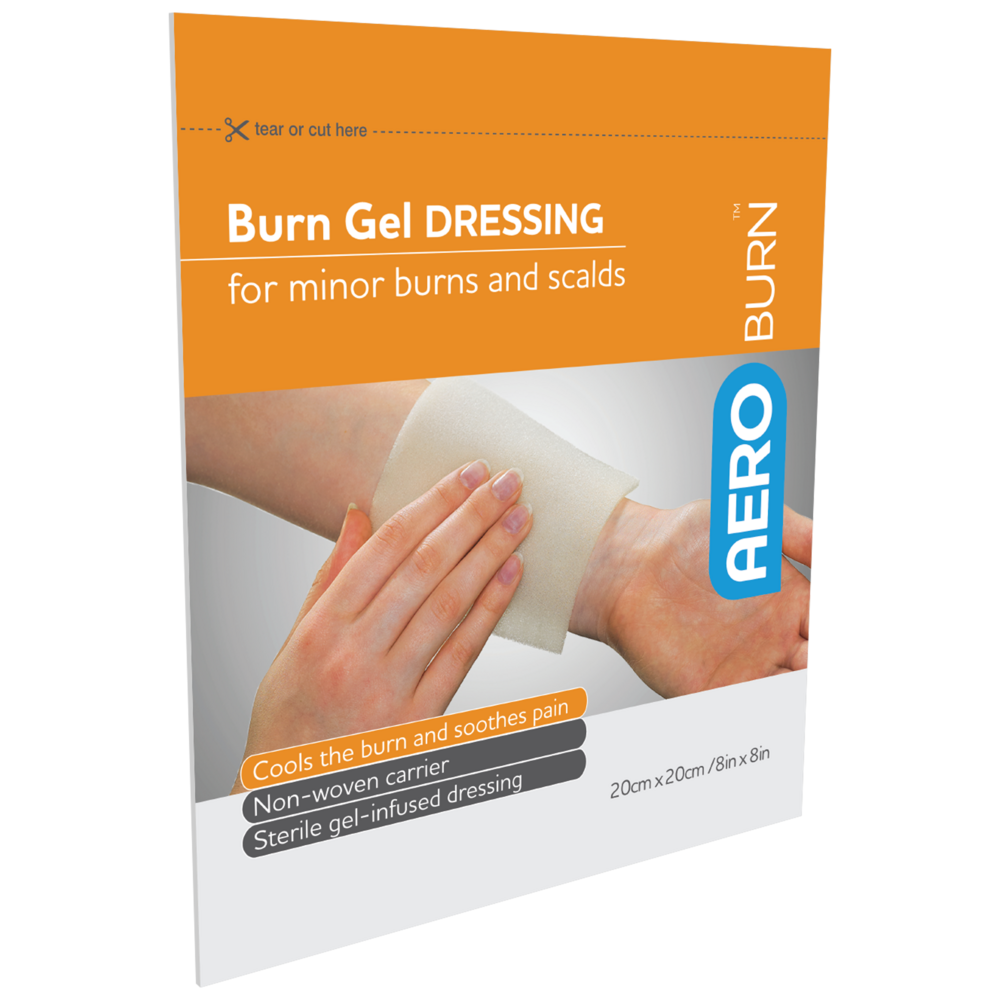 AEROBURN Burn Gel Dressing 20 x 20cm 24 Pack