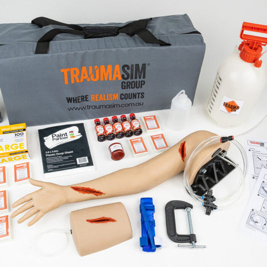 TRAUMASIM Bleed Control Trainer Kit – Arm