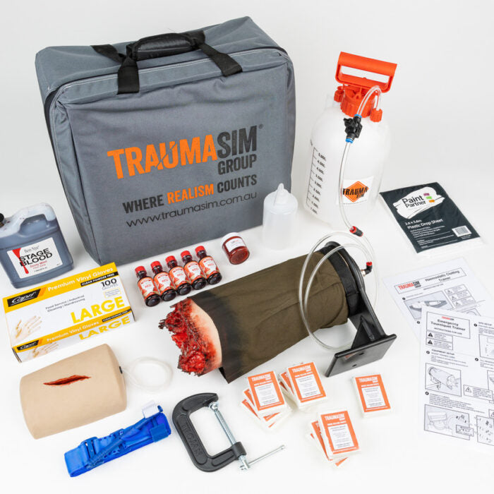 TRAUMASIM Bleed Control Trainer Kit – Leg