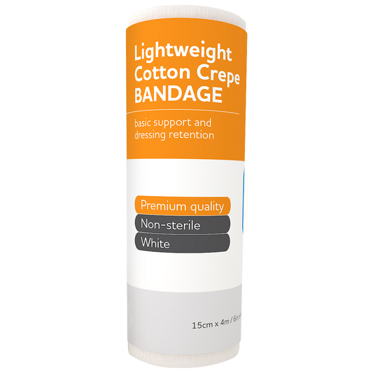 AEROCREPE Light Cotton Crepe Bandage 15cm x 4M 12 Pack
