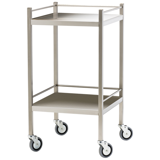 Small Stainless Steel Trolley with Rails