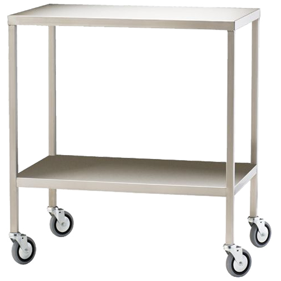 Large Stainless Steel Trolley 110 x 50 x 90.5cm