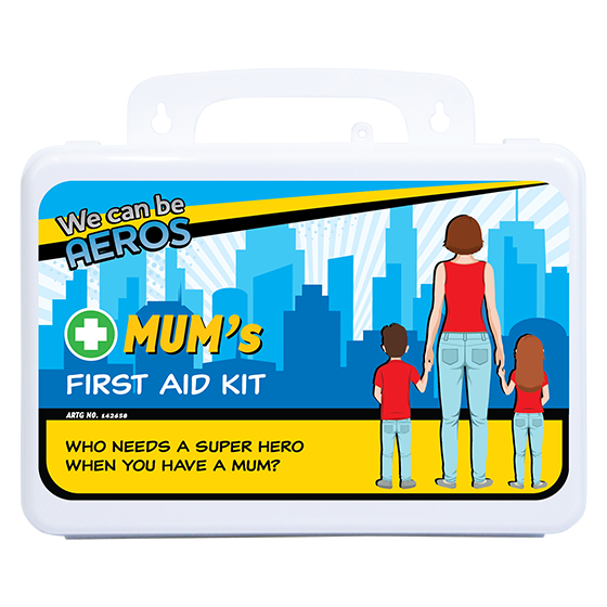 MUM'S 2 Series Plastic Waterproof First Aid Kit 13 x 21 x 7.5cm