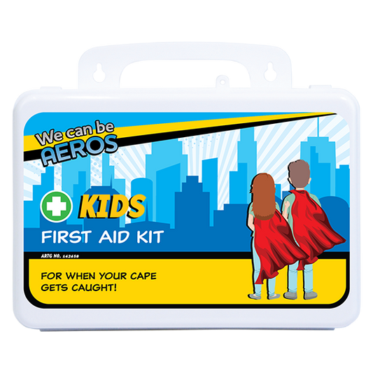 KIDS 2 Series Plastic Waterproof First Aid Kit 13 x 21 x 7.5cm