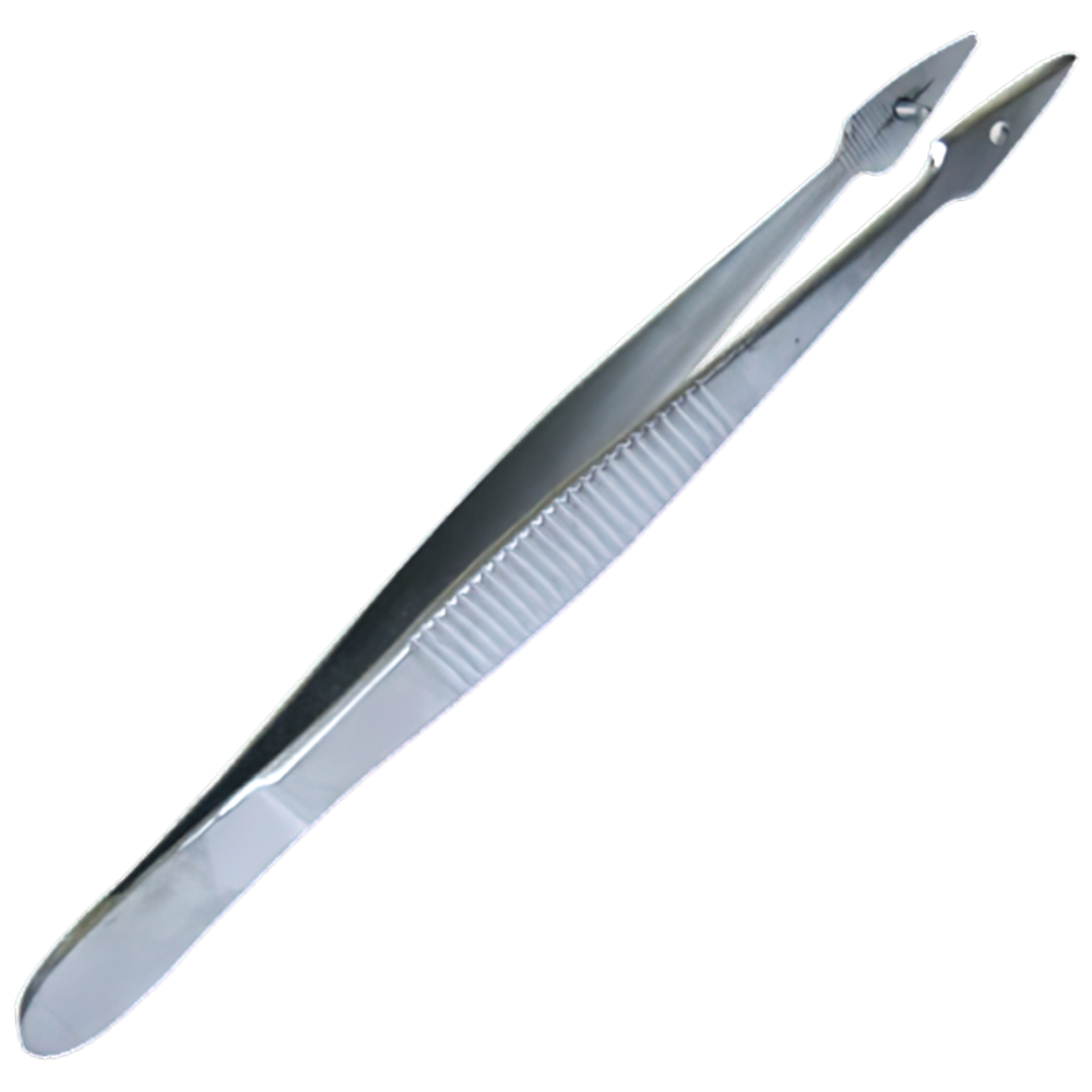 AEROINSTRUMENTS Stainless Steel Fine Forceps with Pin 13cm 50 Pack