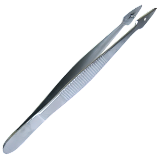 AEROINSTRUMENTS Stainless Steel Fine Forceps with Pin 13cm 50 Pack