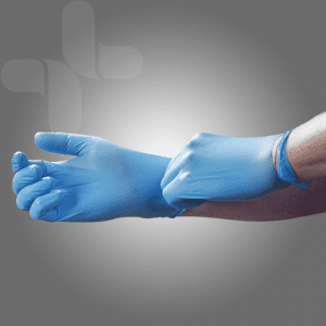AEROGLOVE Large Nitrile Powder-Free Disposable Gloves Pair/2 100 Pack