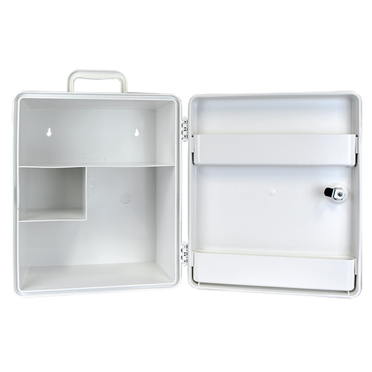 AEROCASE Large White Plastic Cabinet with Key Latch 32 x 37 x 18cm