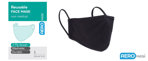 AEROMASK Reusable Face Mask