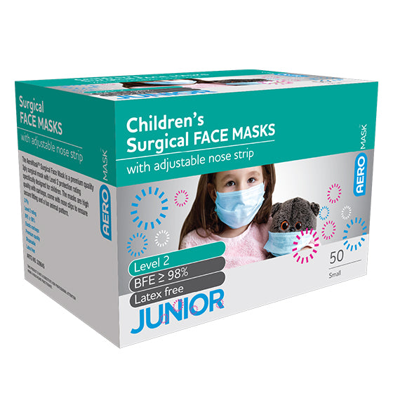 AEROMASK Children's Surgical Mask Box of 50