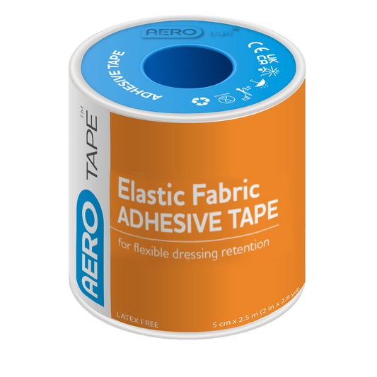 AEROTAPE Elastic Fabric Adhesive Tape 5cm x 2.5M 9 Pack