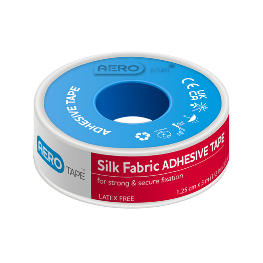 AEROTAPE Silk Fabric Adhesive Tape 1.25cm x 5M 81 Pack