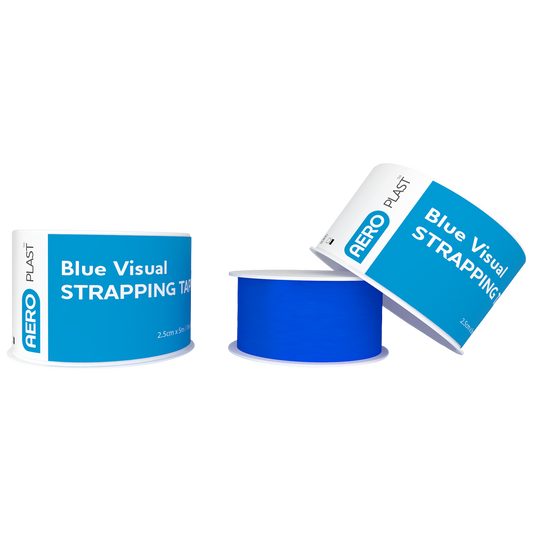 AEROPLAST Visual Strapping Tape 2.5cm x 5M Box of 12