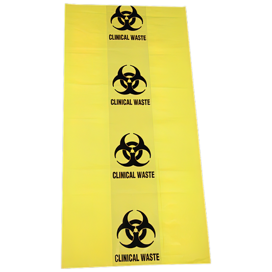 10L Biohazard Clinical Waste Bag 350 x 470mm - 40um 100 Pack