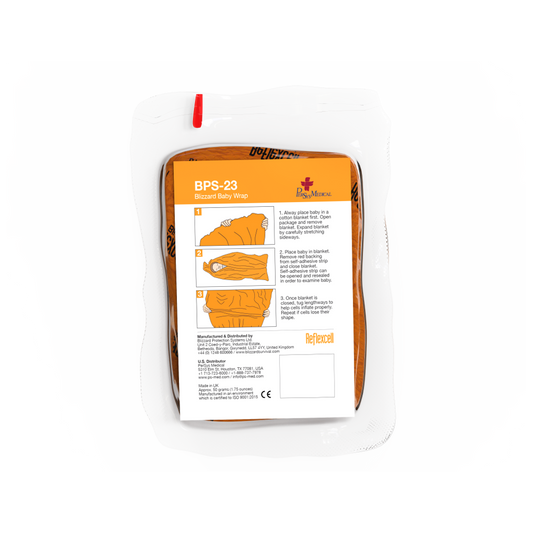 BLIZZARD Silver Baby Wrap