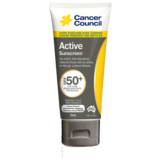 CANCER COUNCIL SPF50+ Active Sunscreen Traveller 35mL 60 Pack