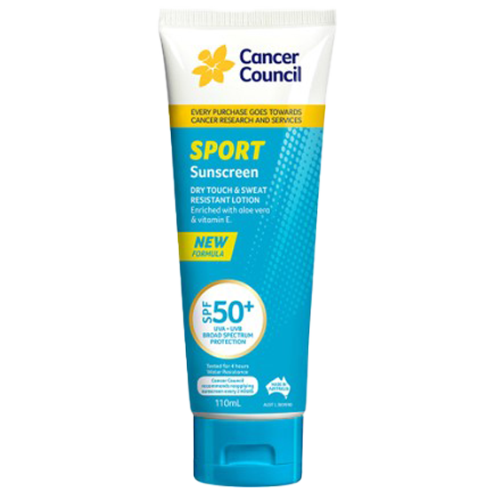 CANCER COUNCIL SPF50+ Sport Sunscreen Tube 110mL 30 Pack