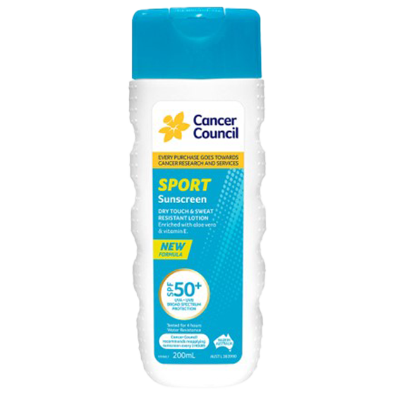 CANCER COUNCIL SPF50+ Sport Sunscreen Bottle 200mL 30 Pack