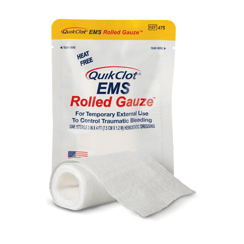 QUIKCLOT Haemostatic EMS Roll 7.5cm x 1.2M