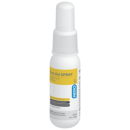 AEROBURN Burn Gel Spray Bottle 50ml 6 Pack