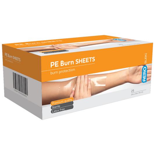 AEROBURN Polyethylene Burn Sheet 20 x 20cm Box of 25