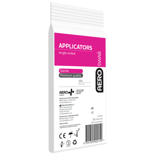 AEROSWAB 15cm Single End Applicators 2400 Pack