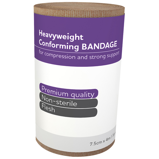 AEROFORM Heavyweight Conforming Bandage 7.5cm x 4M 12 Pack