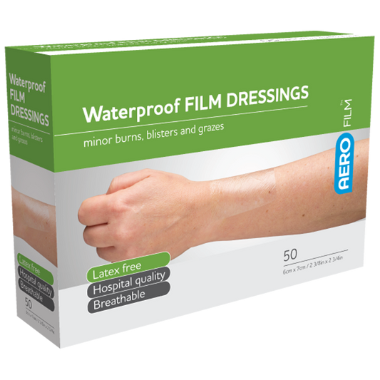 AEROFILM Waterproof Film Dressing 6 x 7cm Box of 50